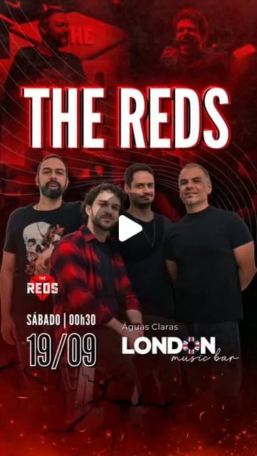 Flyer de Leo Martine e The Reds