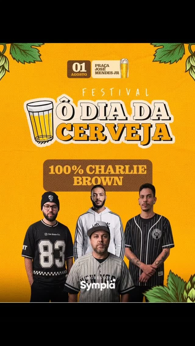 Flyer de 100% Charlie Brown