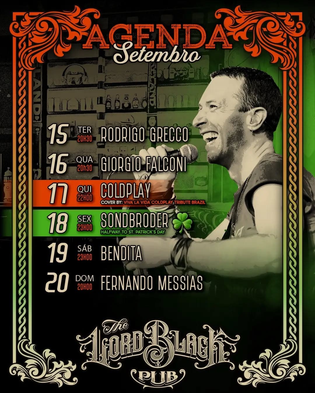 Flyer de Giorgio Falconi
