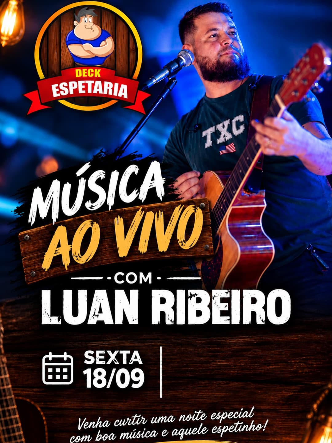 Flyer de Luan Ribeiro