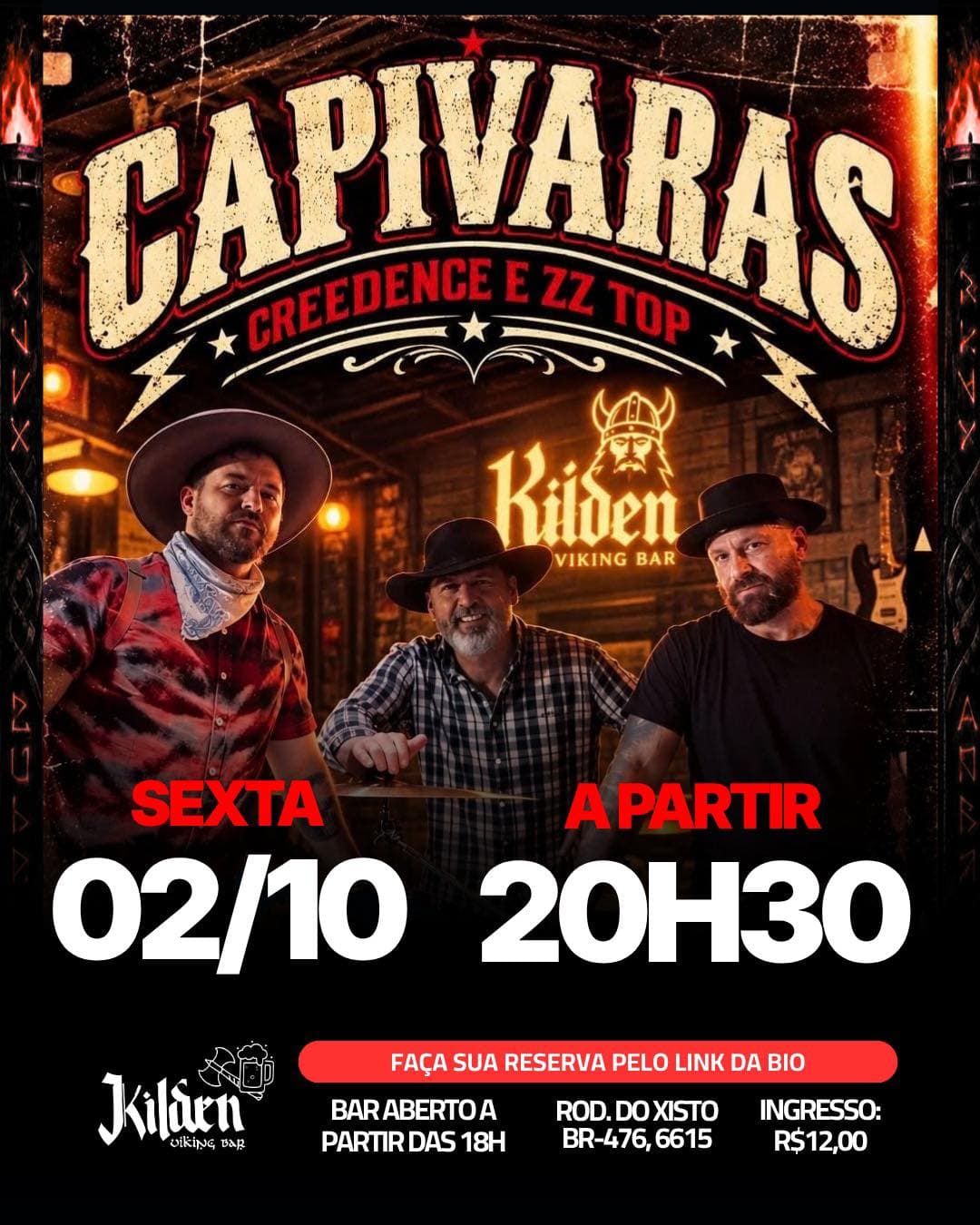 Flyer de Capivaras