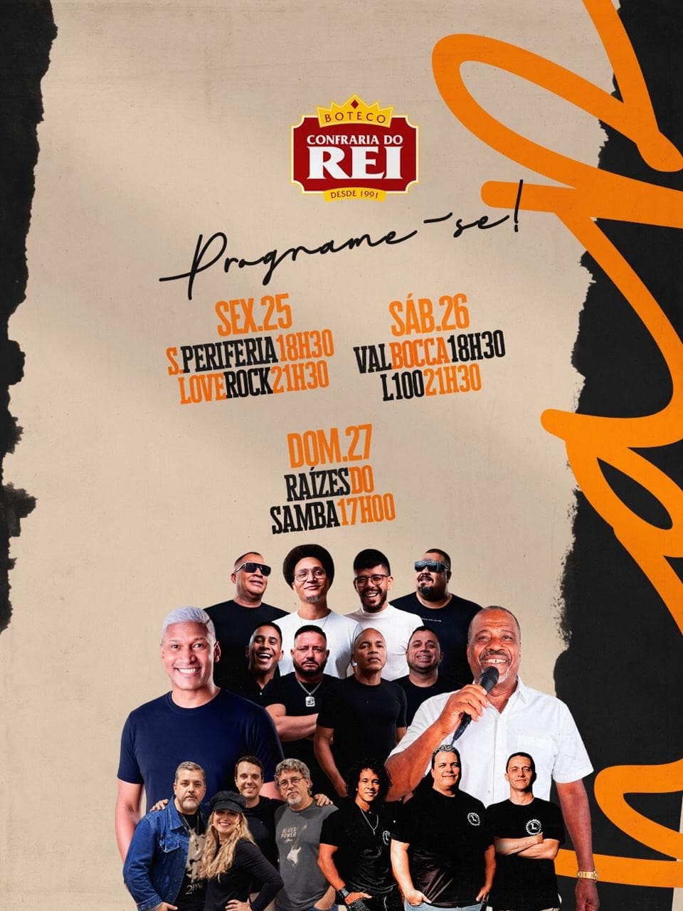 Flyer de L100 e Val Rocca