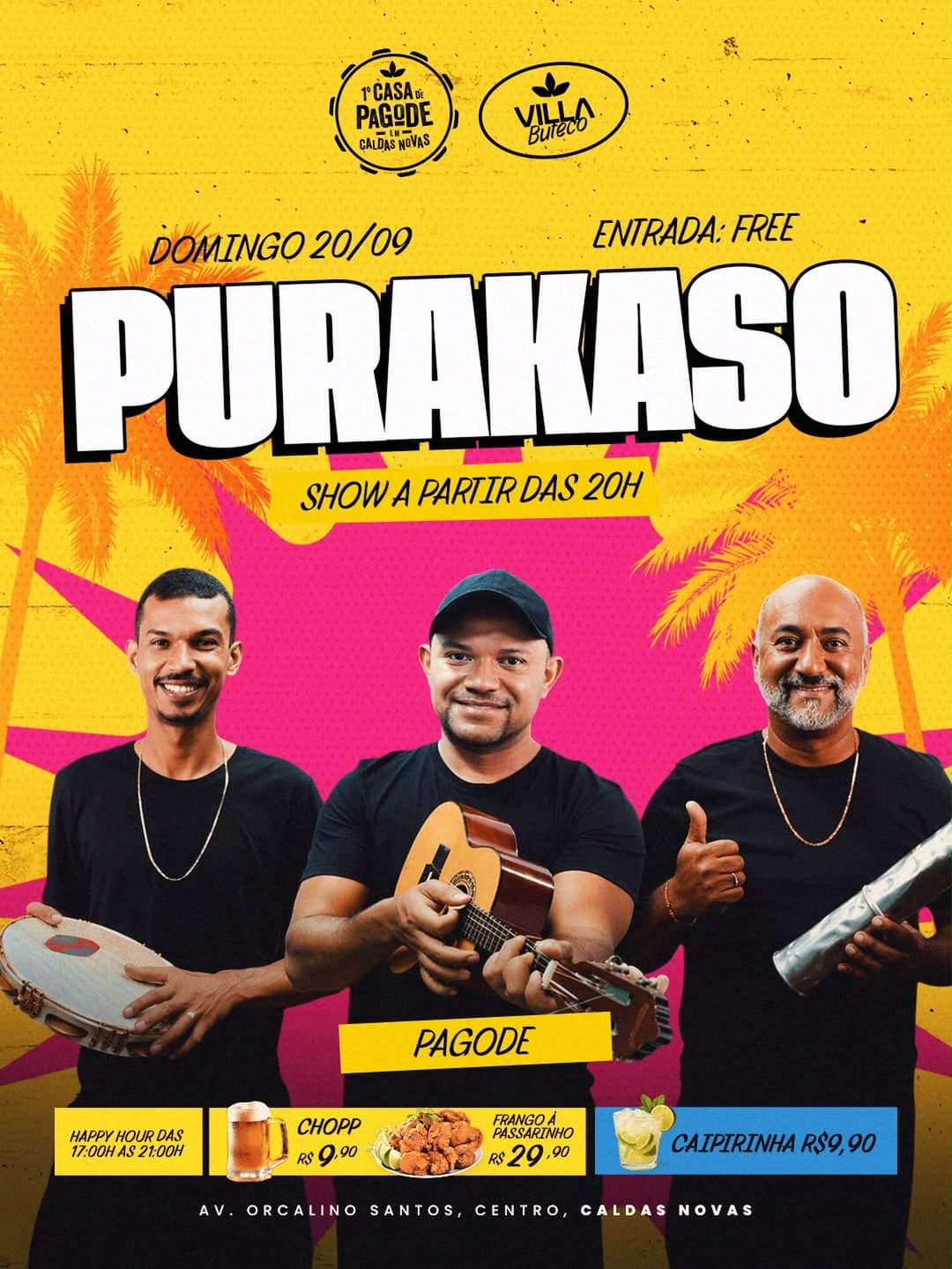 Flyer de Purakaso