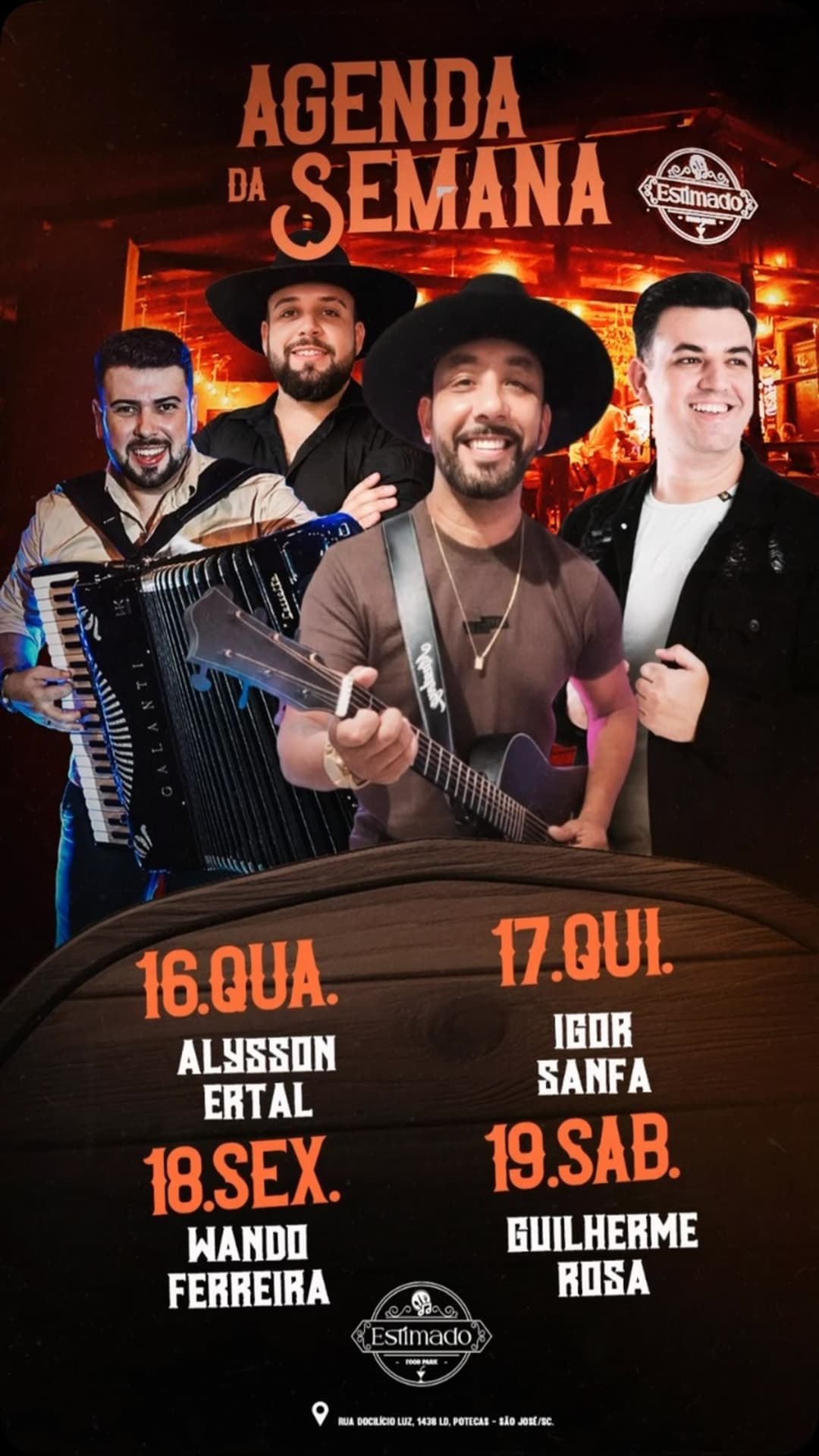 Flyer de Guilherme Rosa