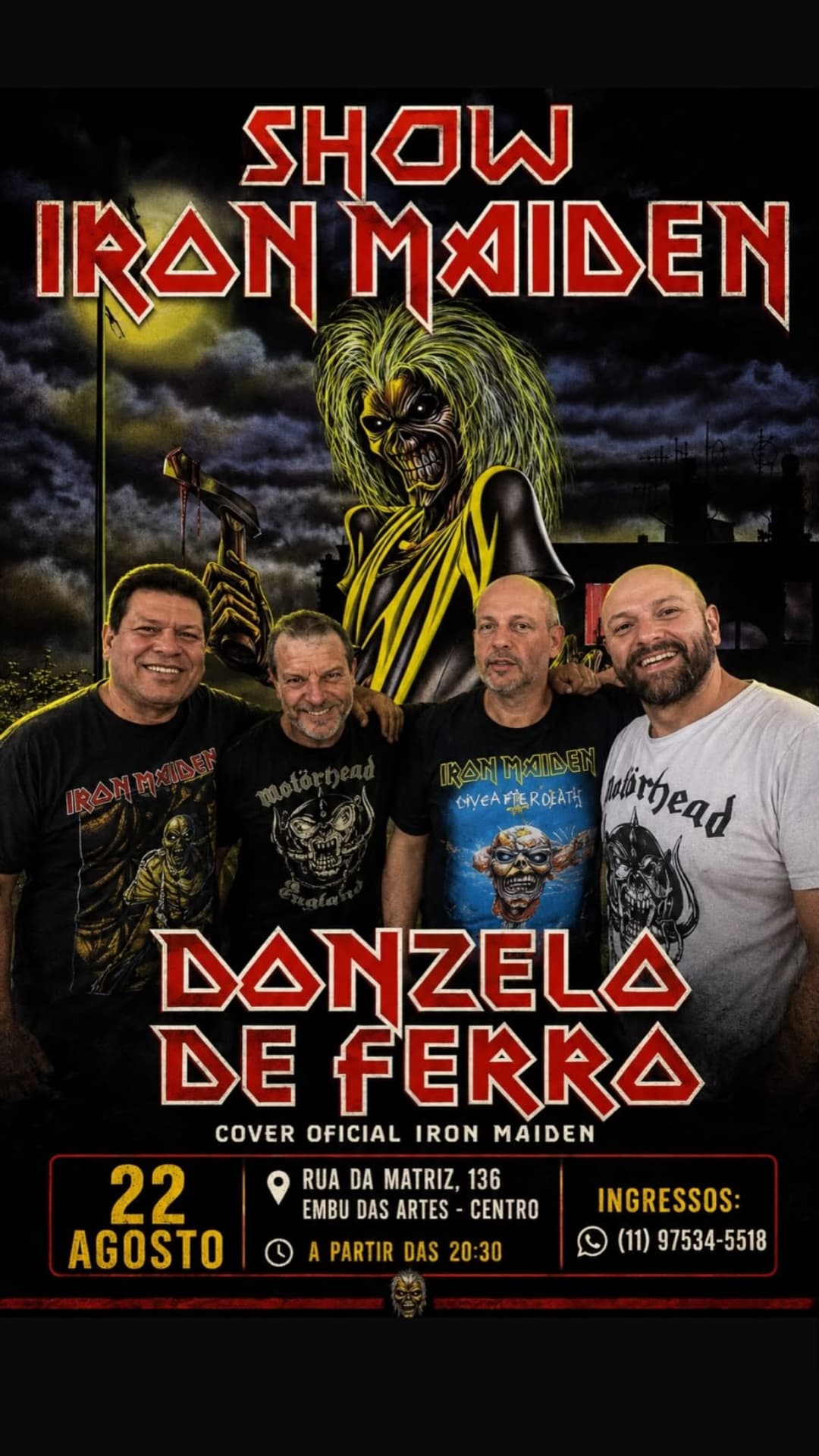 Flyer de Donzela de Ferro