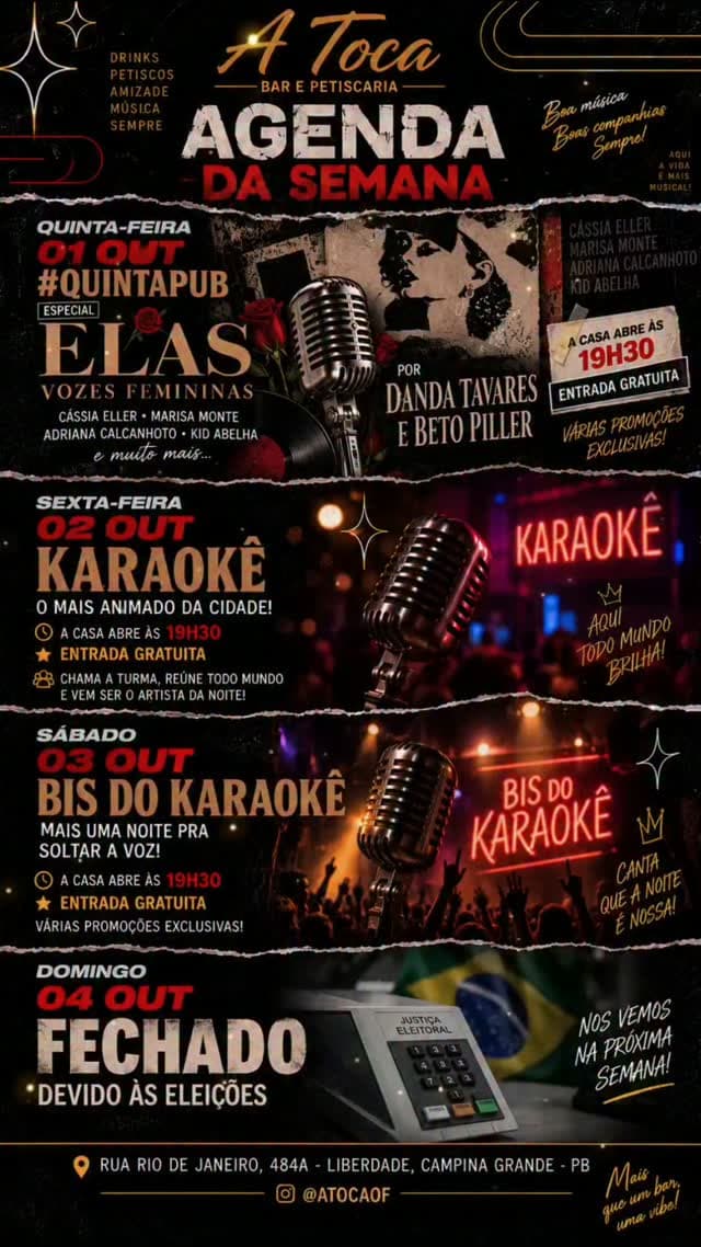 Flyer de ELAS • VOZES FEMININAS