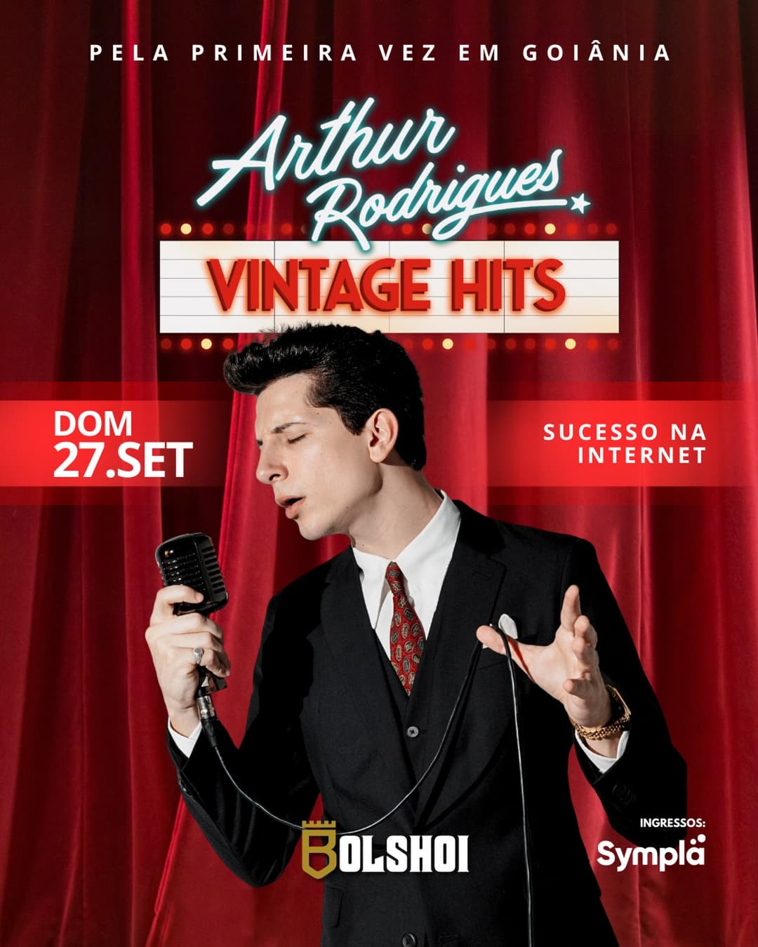 Flyer de Arthur Rodrigues