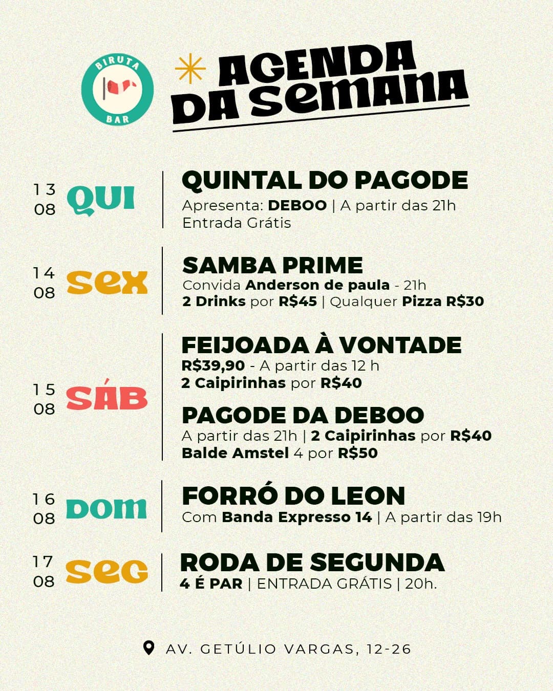 Flyer de Banda Expresso 14