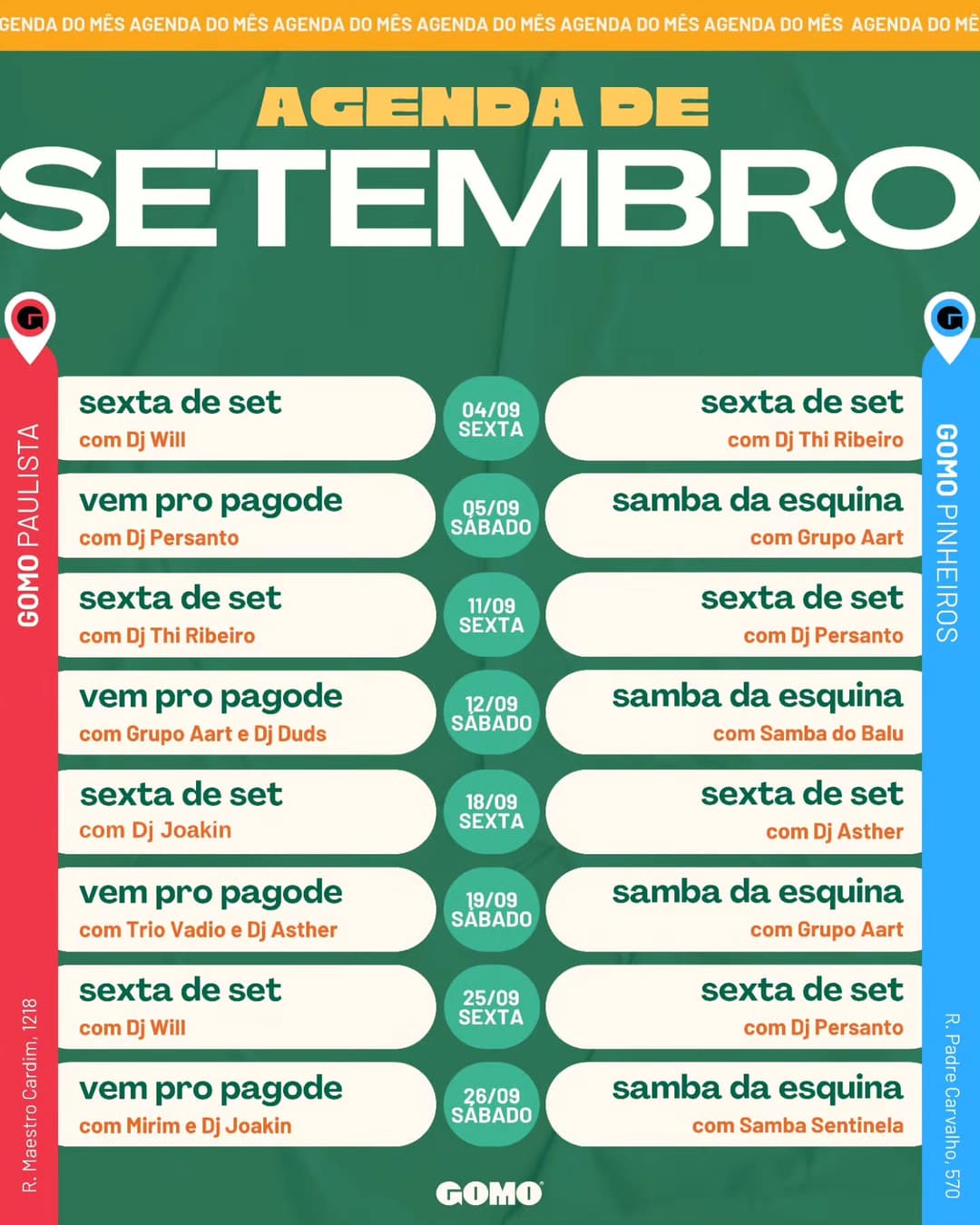 Flyer de Will e Persanto