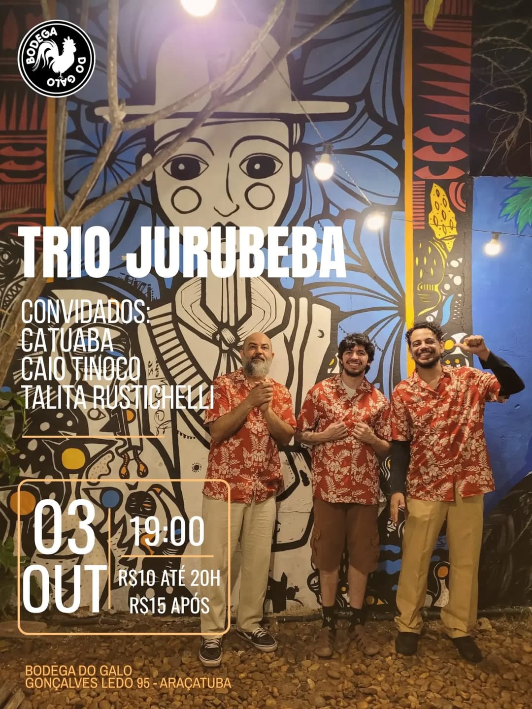 Flyer de Trio Jurubeba