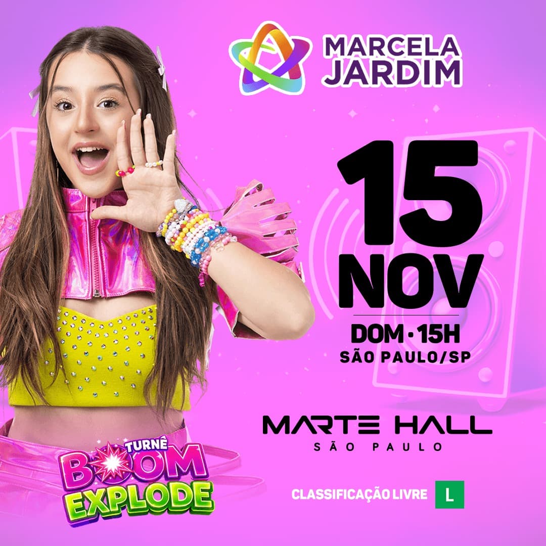 Flyer de Marcela Jardim