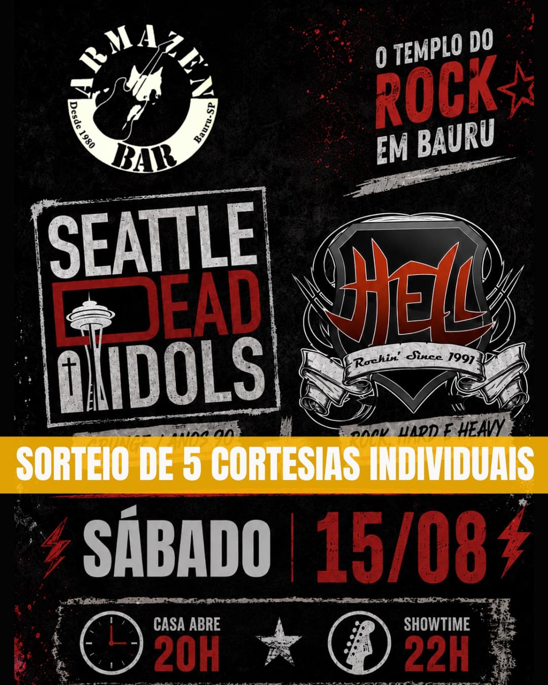 Flyer de Seattle Dead Idols