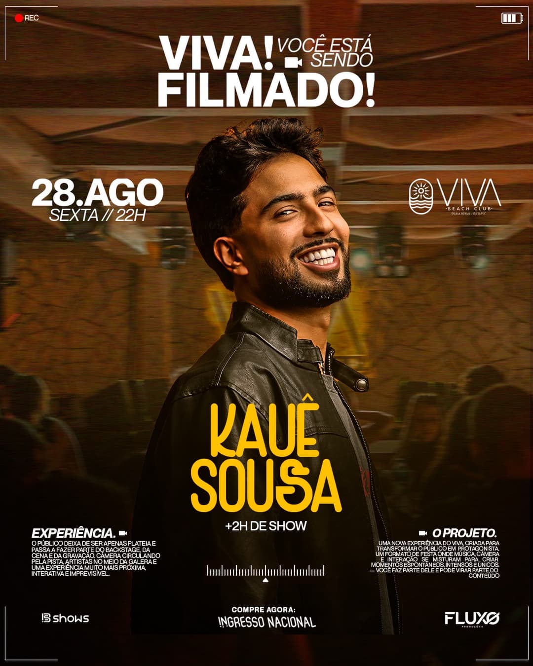 Flyer de Kauê Sousa