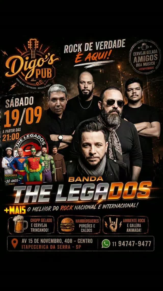 Flyer de The Legados