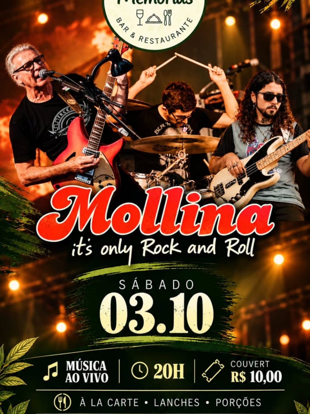 Flyer de Banda Mollina
