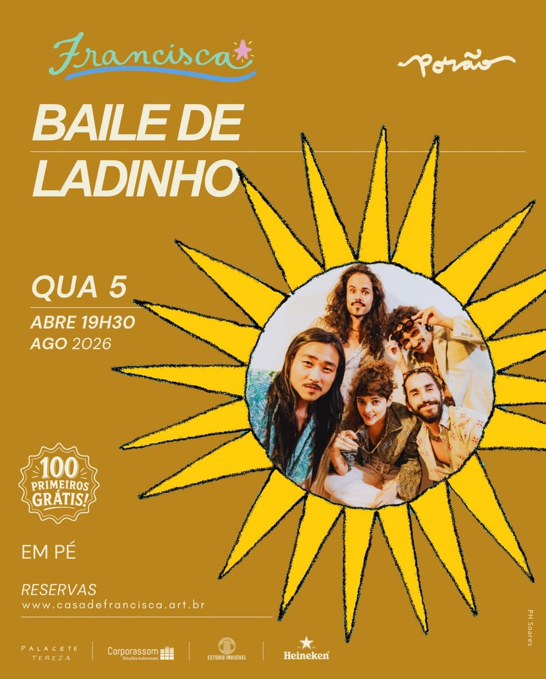 Flyer de Baile de Ladinho