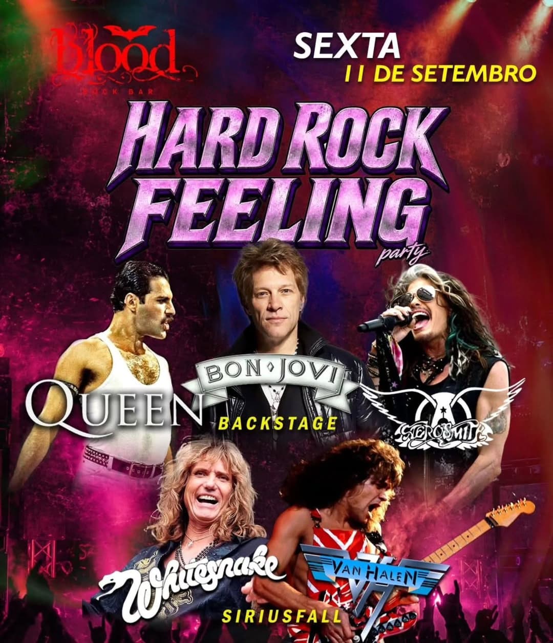 Flyer de Backstage e Siriusfall