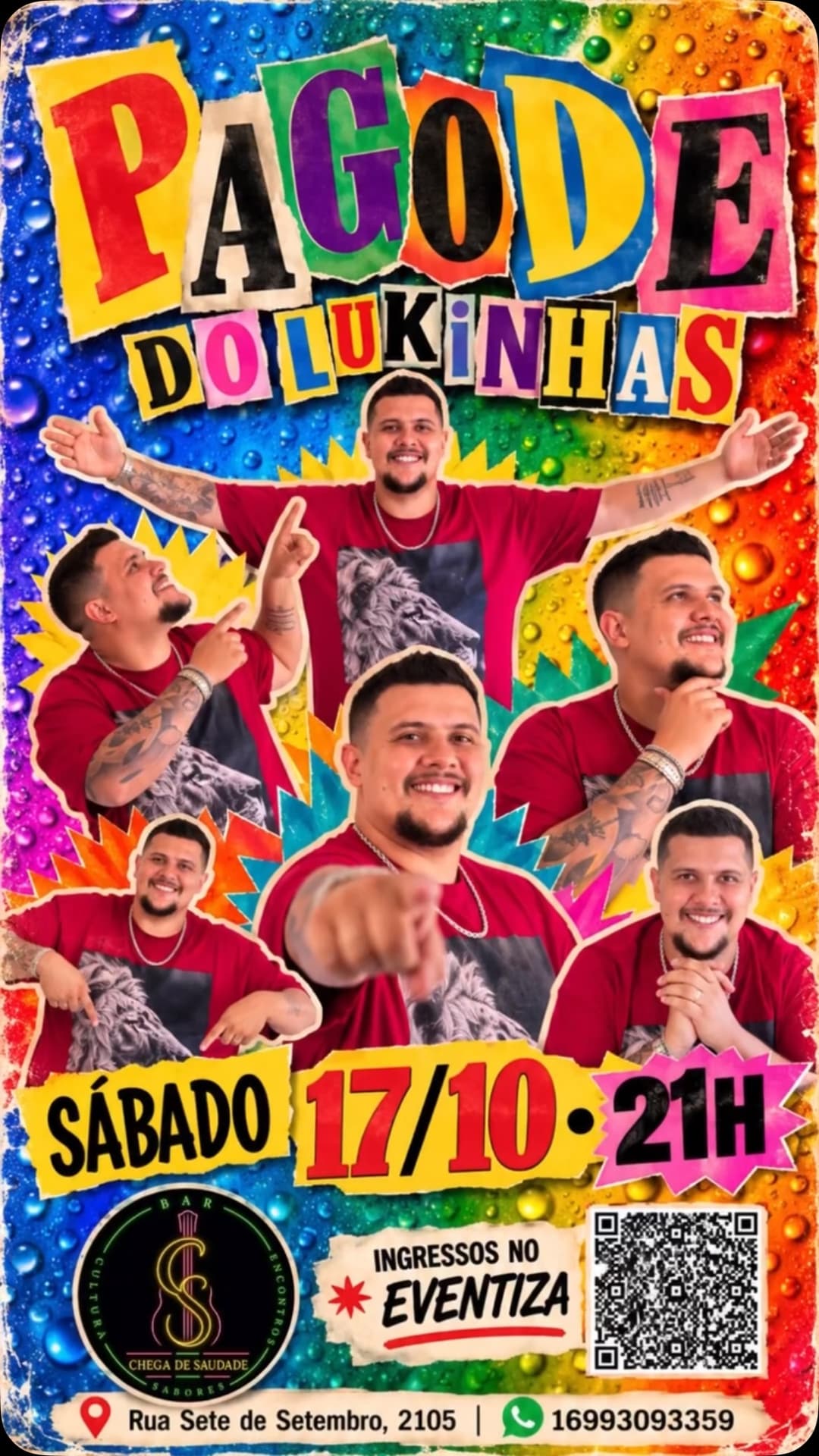 Flyer de Lukinhas