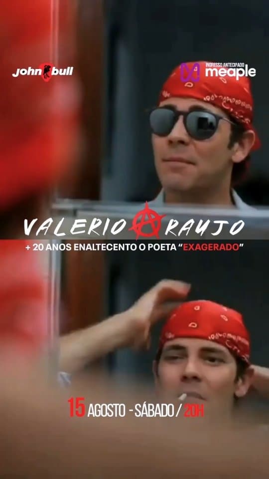Flyer de Valério Araújo
