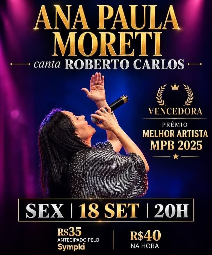 Flyer de Ana Paula Moreti