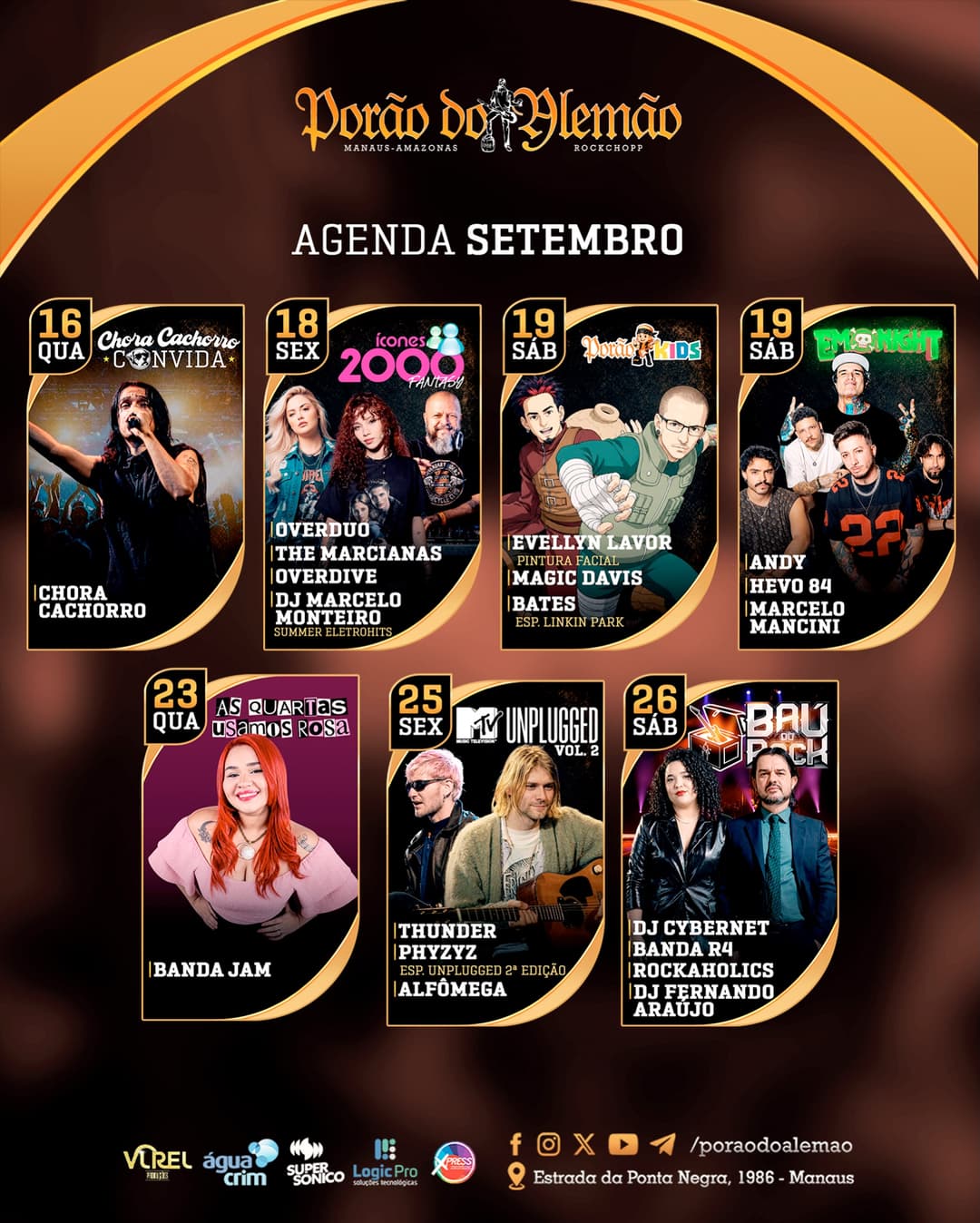 Flyer de Chora Cachorro