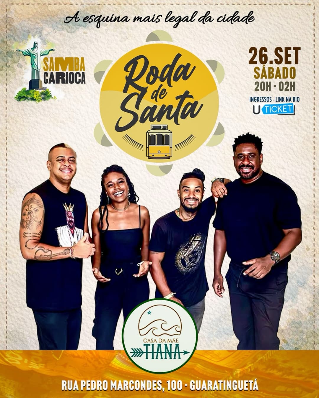 Flyer de Grupo Roda de Santa