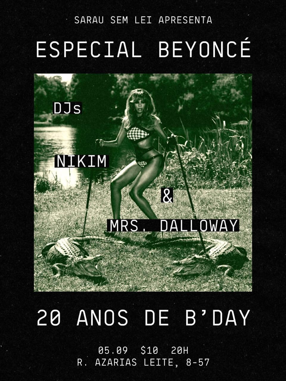 Flyer de Nikim e Mrs. Dalloway