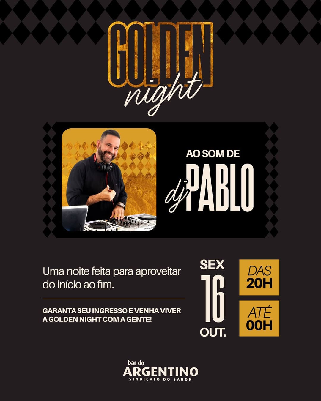Flyer de DJ Pablo