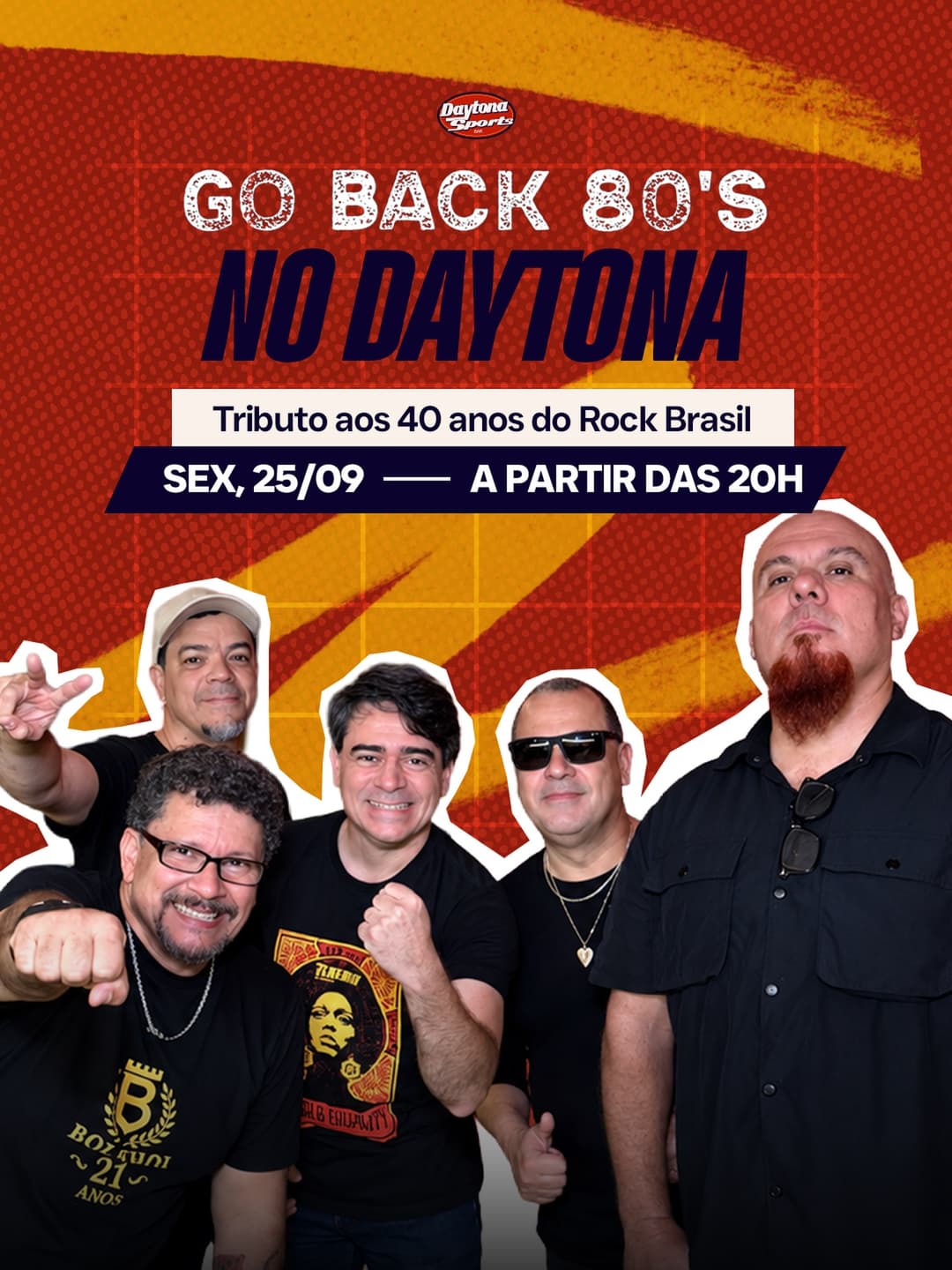 Flyer de Go Back 80’s