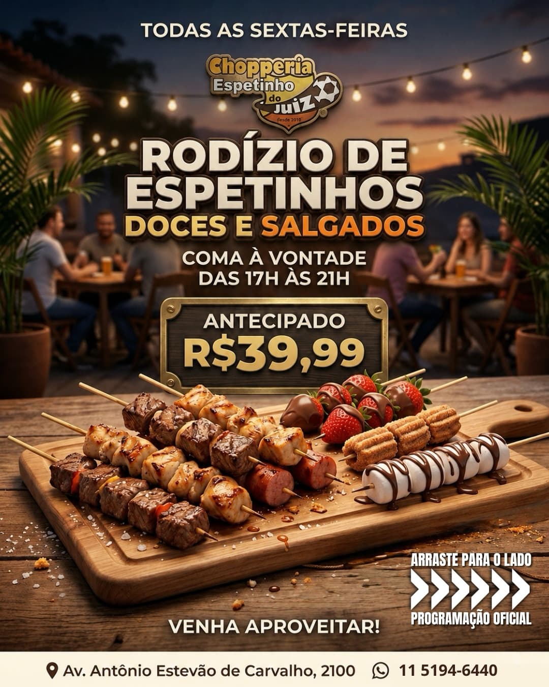 Flyer de Um Dom a Mais e Dj Dill
