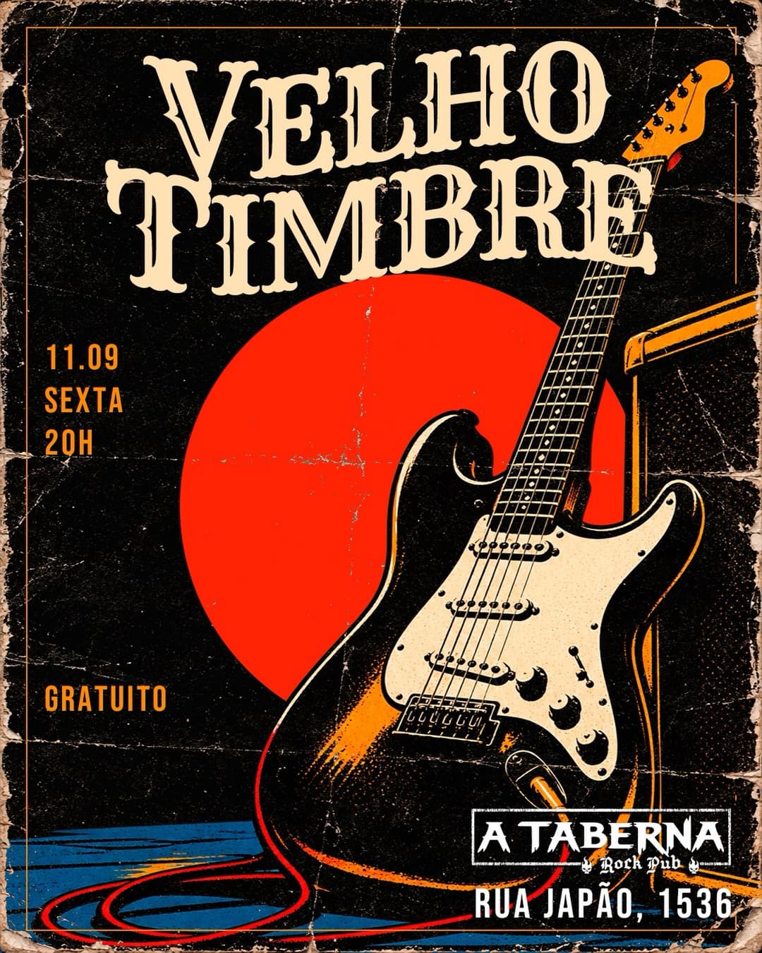 Flyer de Velho Timbre
