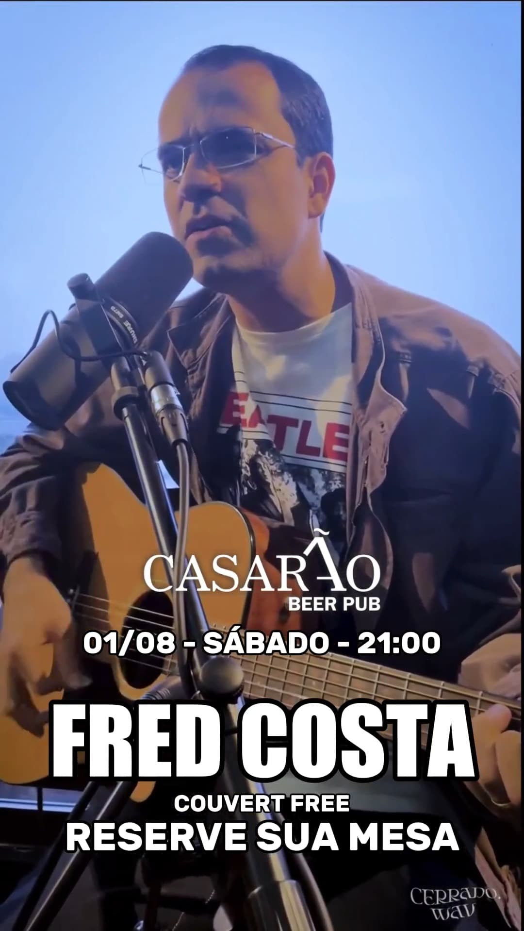 Flyer de Fred Costa