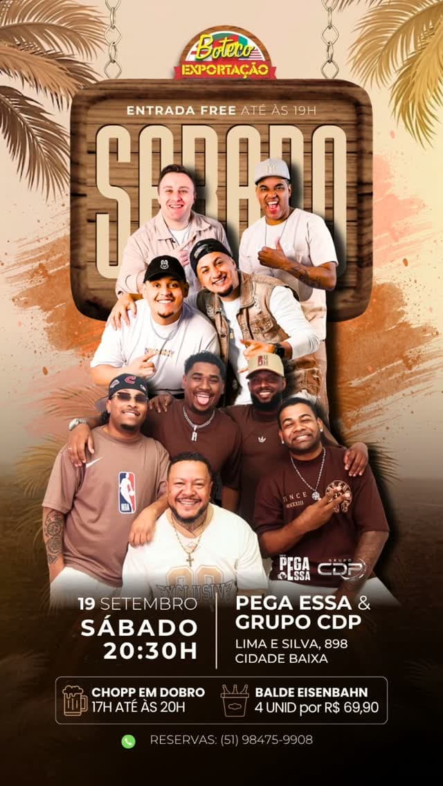 Flyer de Pega Essa