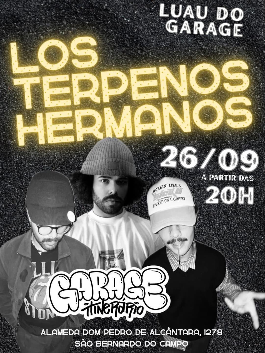 Flyer de Los Terpenos Hermanos