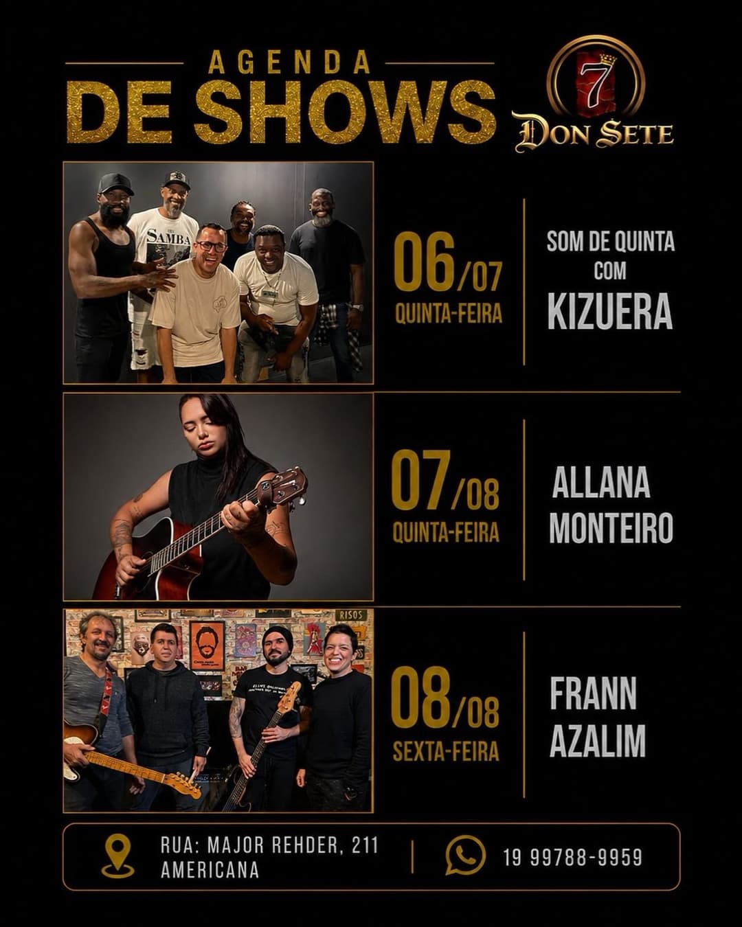 Flyer de Kizuera e Anderson Buyu