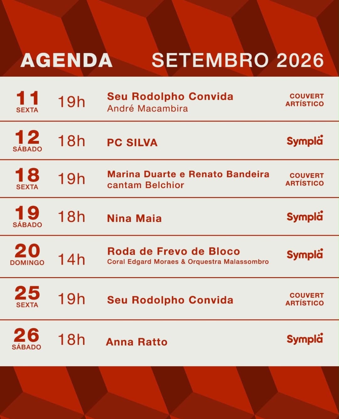 Flyer de PC Silva