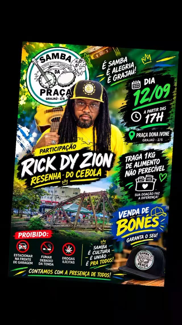 Flyer de Rick Dy Zion