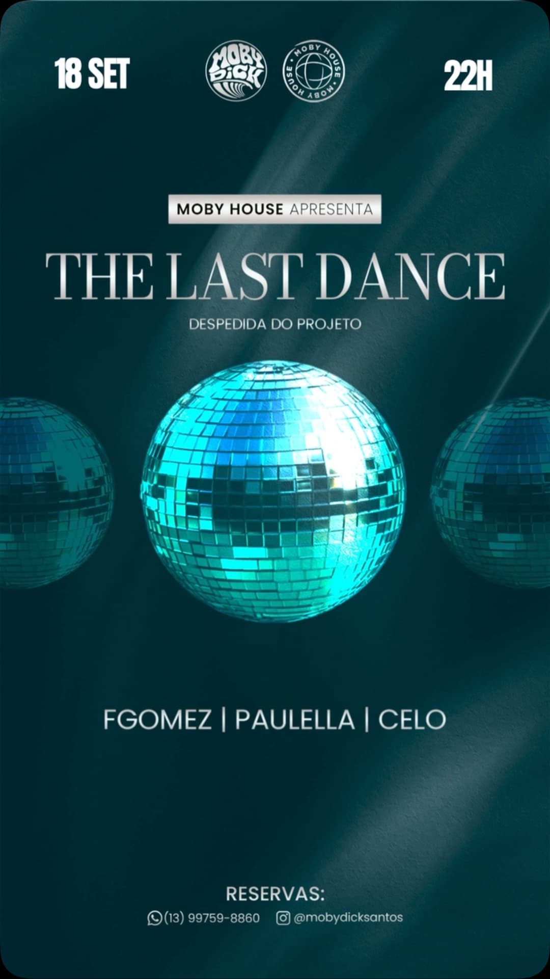 Flyer de Celo, FGomez e Paulella