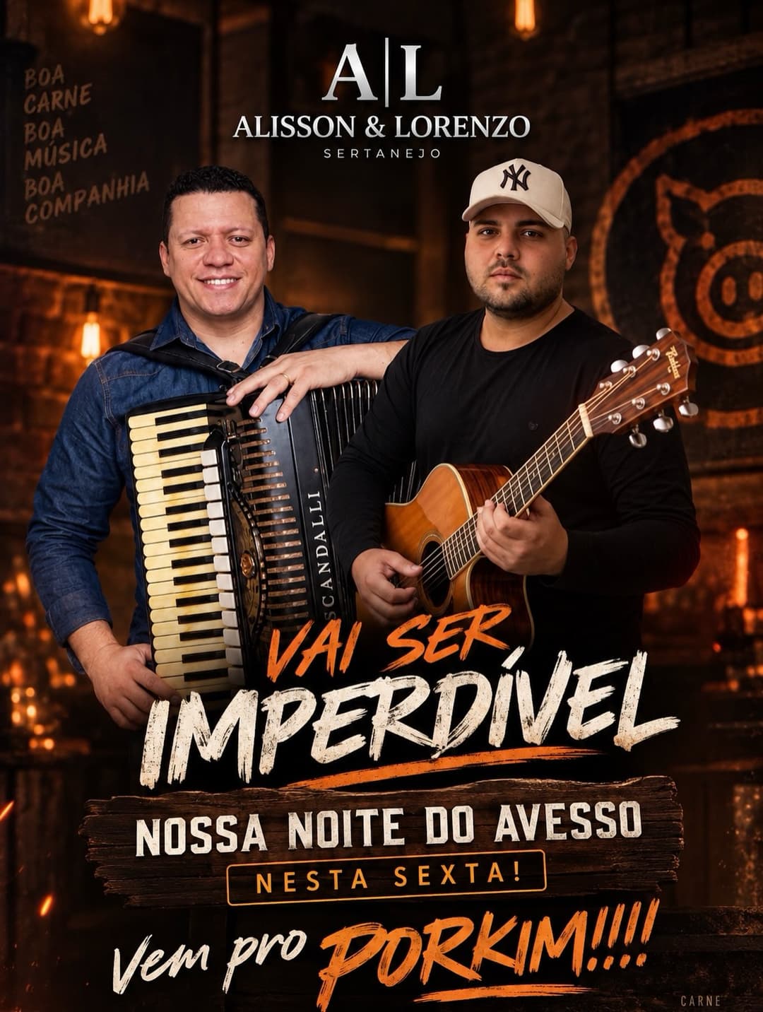 Flyer de Alisson & Lorenzo