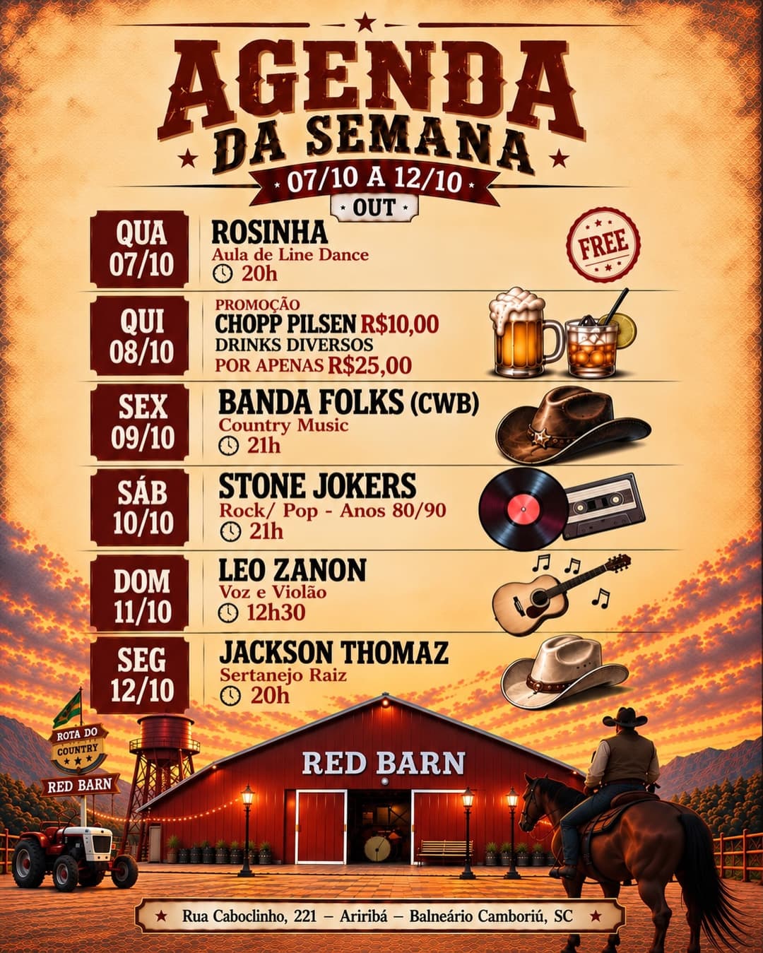 Flyer de Banda Folks