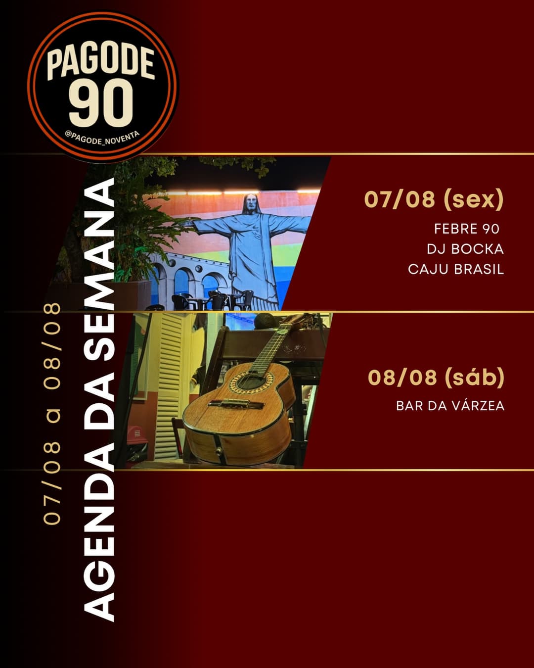 Flyer de Pagode 90