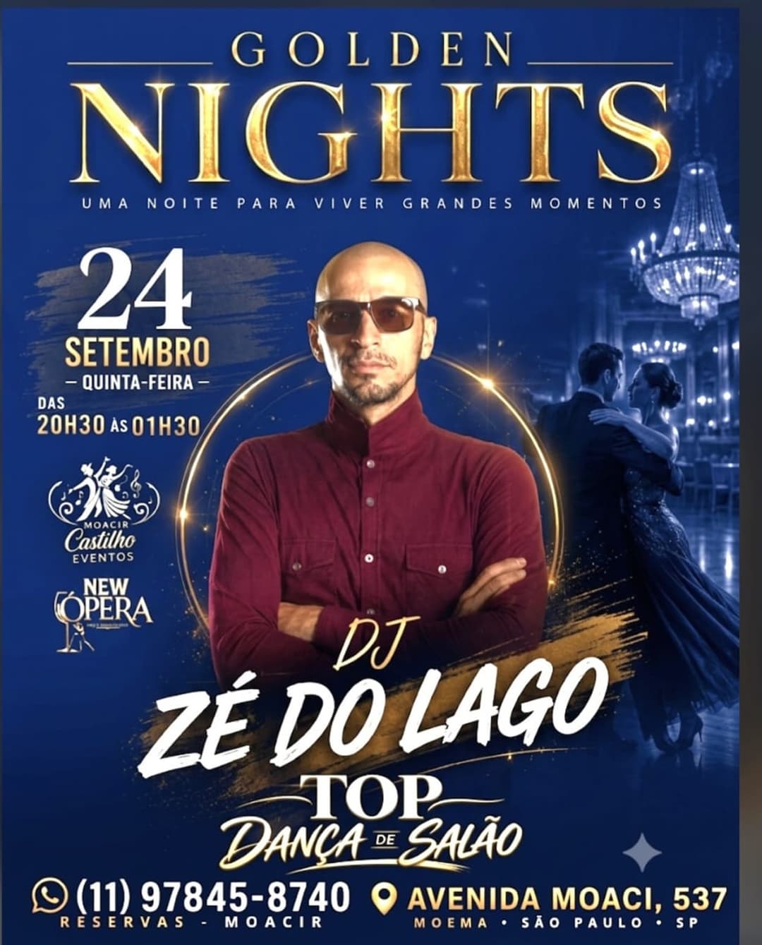 Flyer de DJ ZÉ DO LAGO