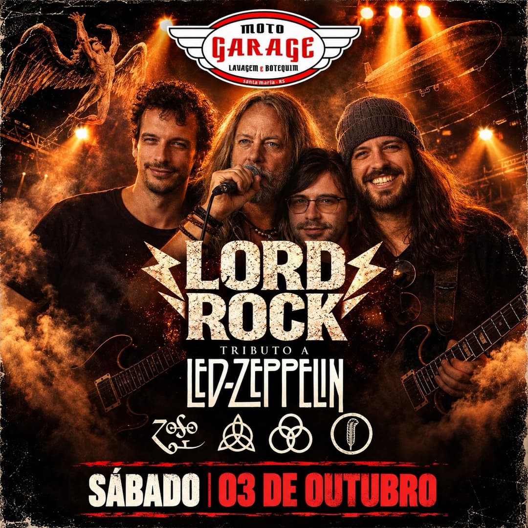 Flyer de Banda Lord Rock