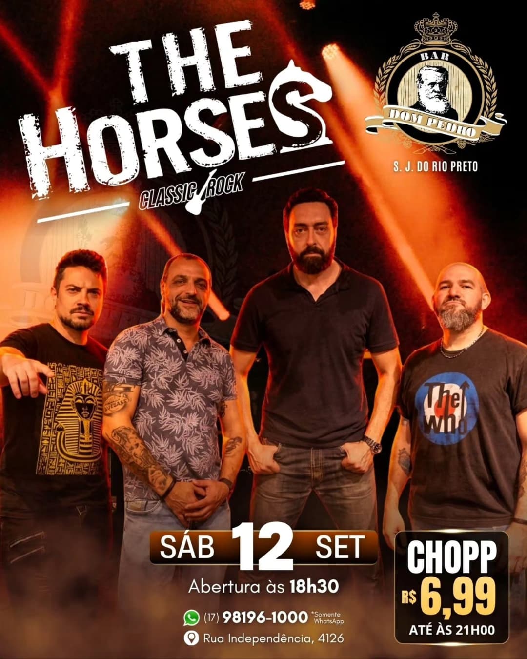 Flyer de The Horses