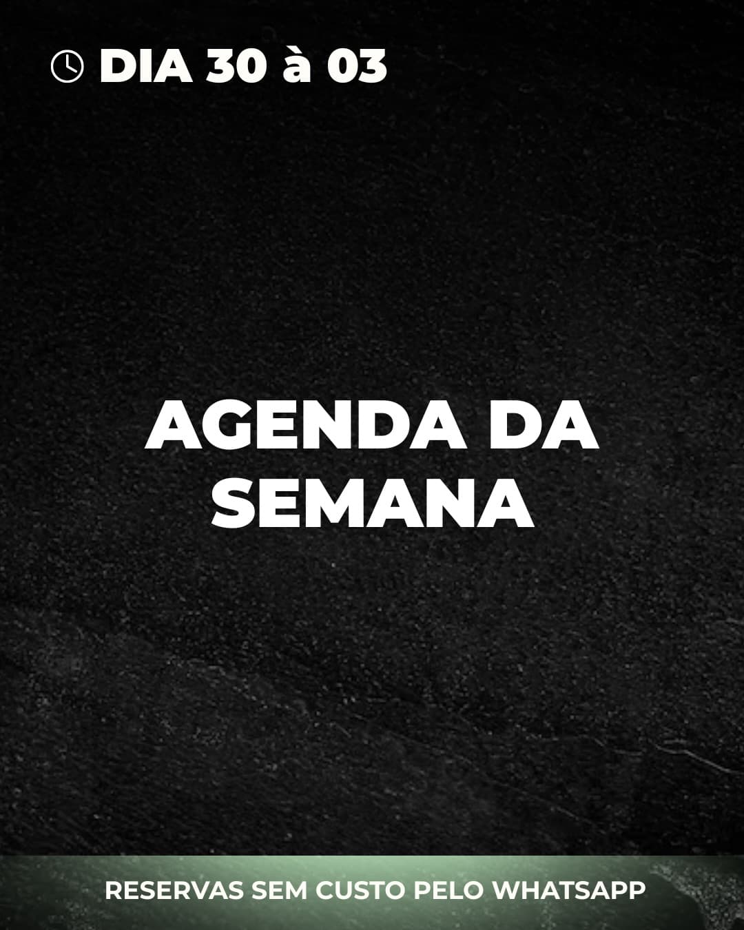 Flyer de João Guilherme
