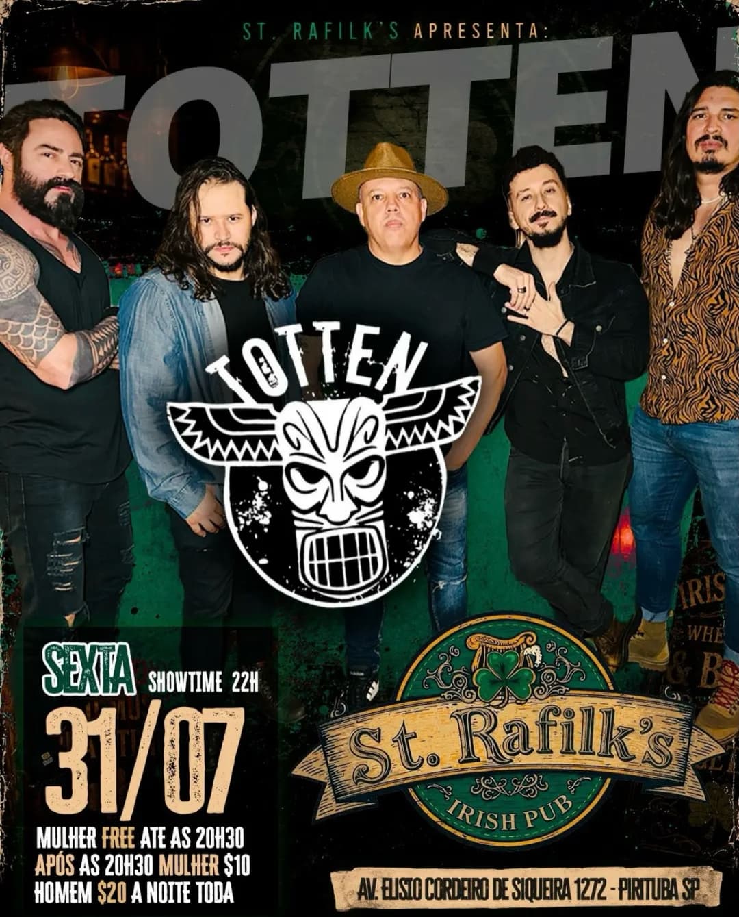 Flyer de Totten Oficial e Totten