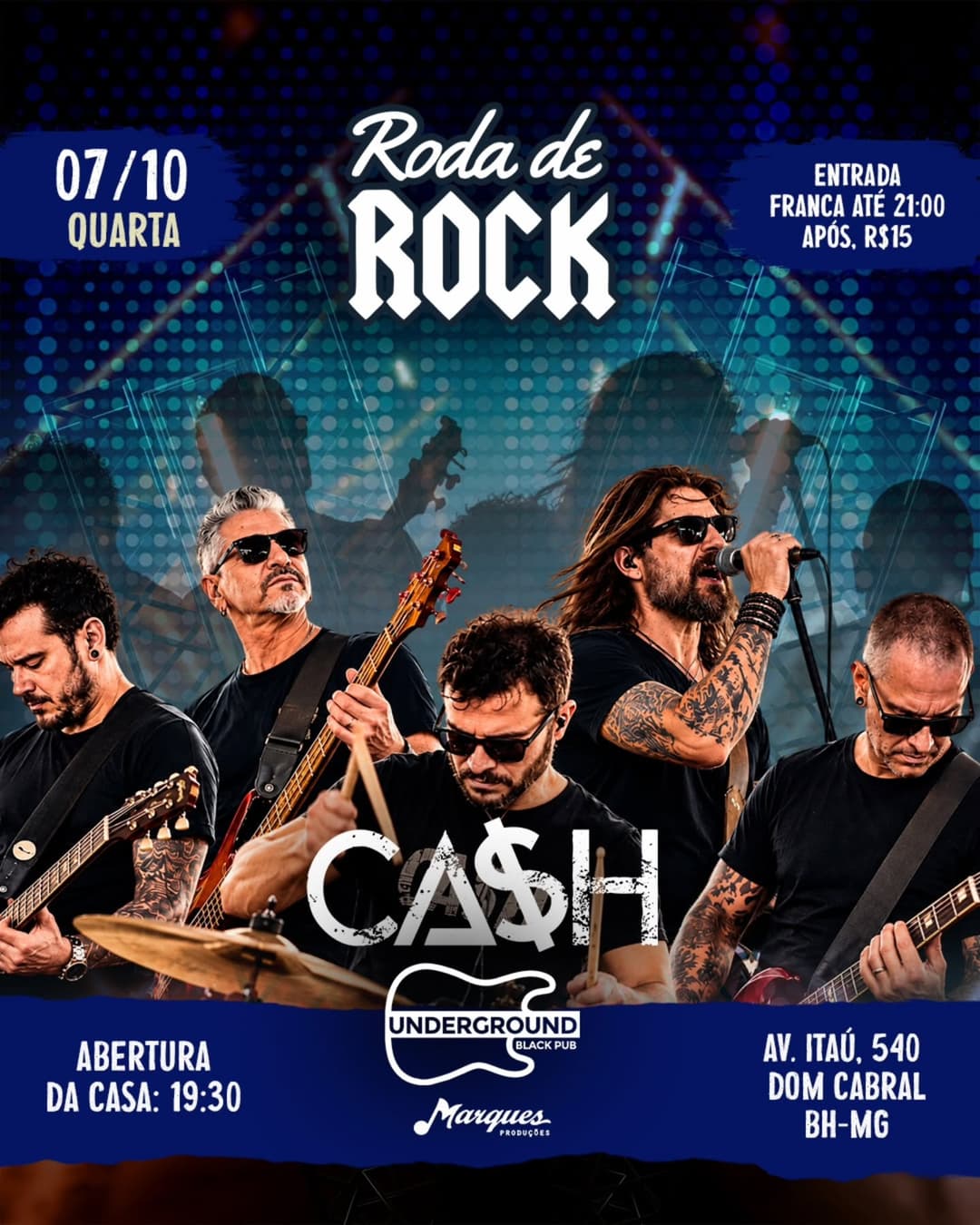 Flyer de Banda CA$H