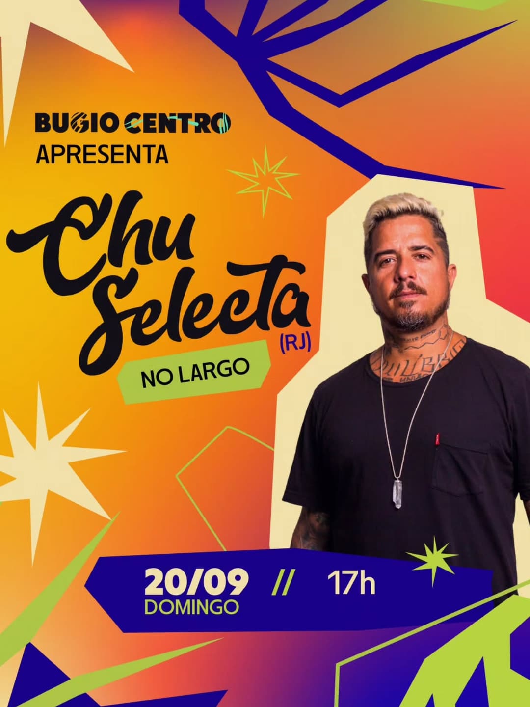 Flyer de Chu Selecta e Fanfarra da Ponte