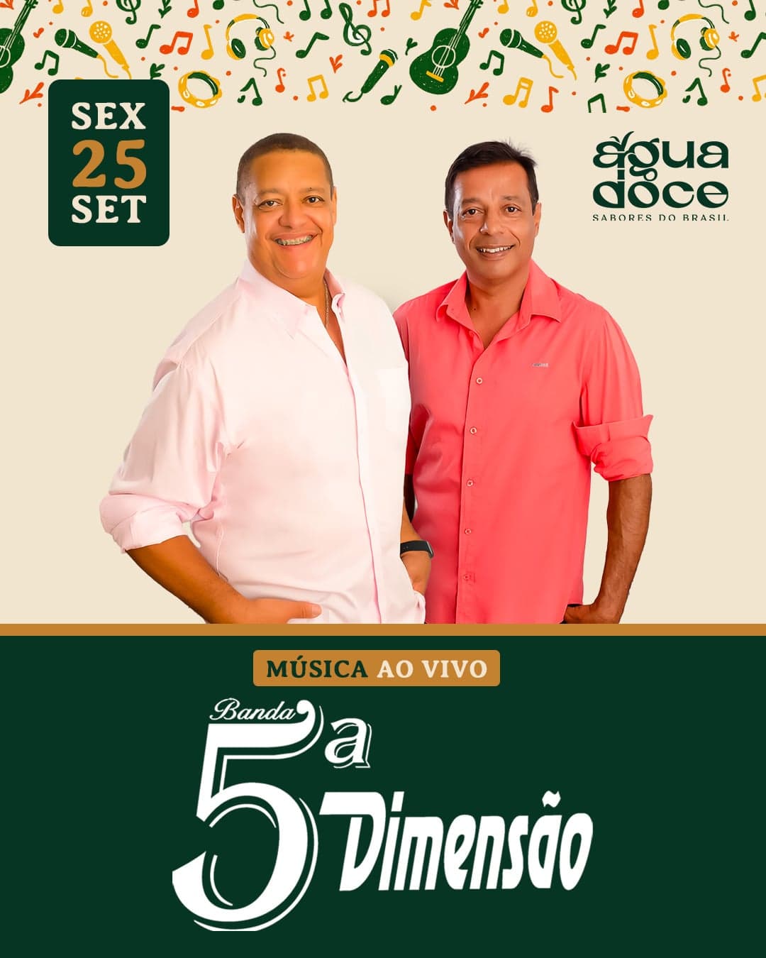 Flyer de 5ª Dimensao