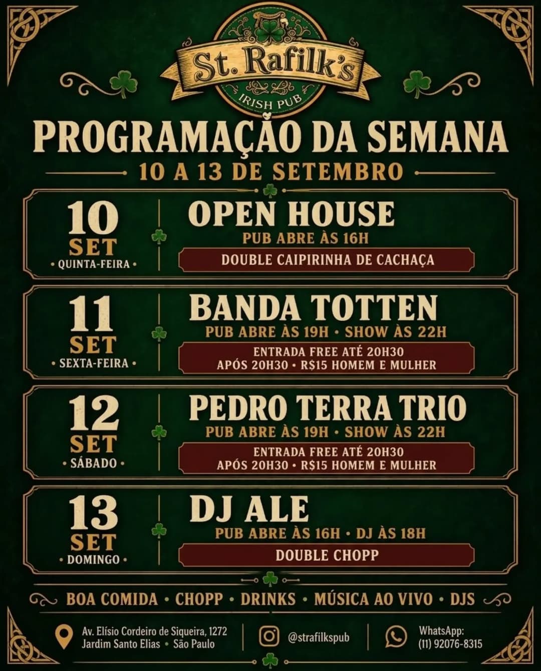 Flyer de Banda Totten